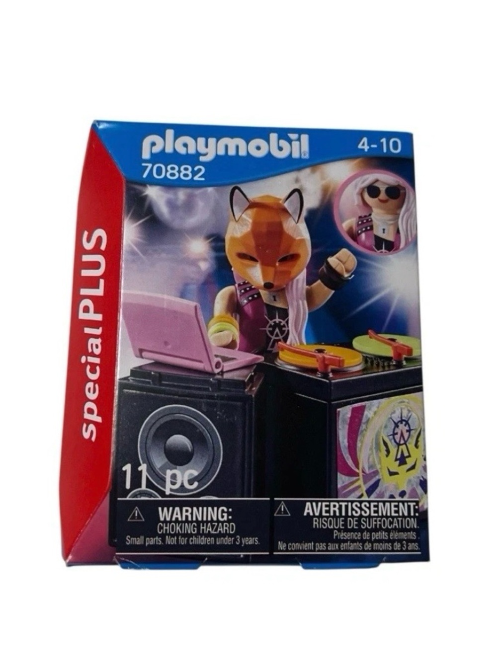 Playmobil 70882 Special Plus DJ Fox Figure 11 piece Playset-new Sealed